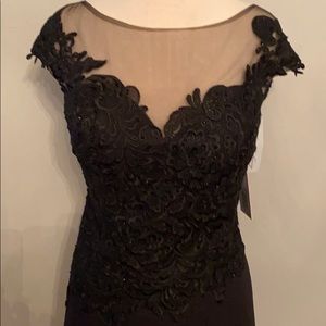 Formal gown, JVN by Jovani, Black, Size 16